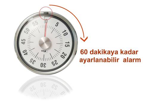 TFA Puck Mutfak Timer (Zamanlayıcı) Beyaz