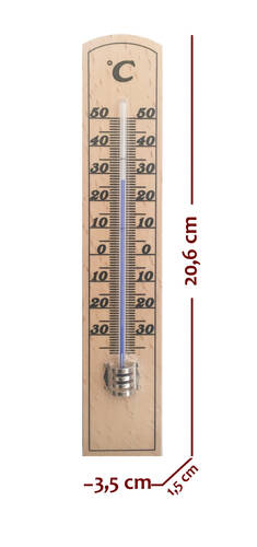 TFA Tahta Duvar Termometresi