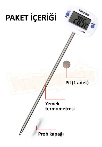 Thermo TA-288 Saplamalı Yemek Termometresi Oynar Başlık