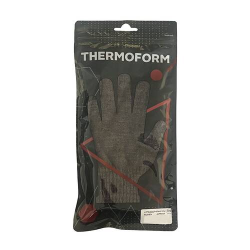 Thermoform Active Touch Parmak Dokunmatik Özellikli Unisex Eldiven Antrasit