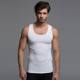 Thermoform - Thermoform Bamboo Men's Undershirt White