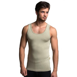 Thermoform - Thermoform Bamboo Men's Undershirt, Singlet, Flannel