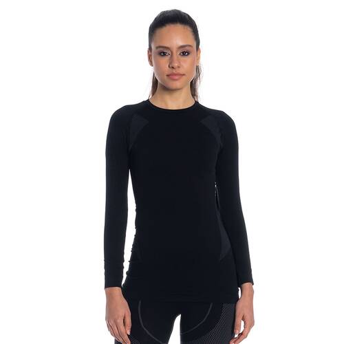 Thermoform Extreme Kadın Seamless Termal Sweatshirt Siyah