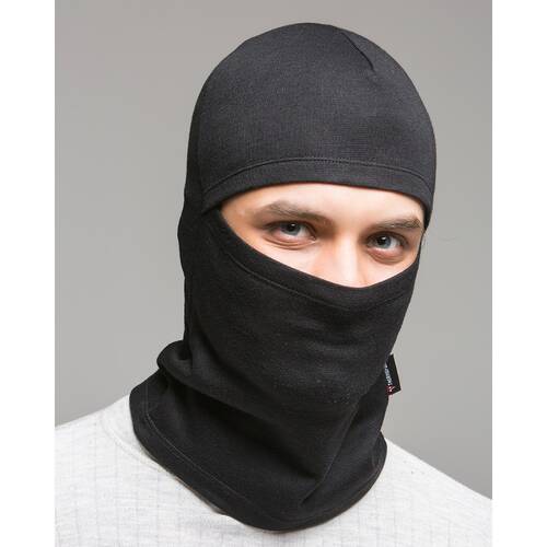 Thermoform Heavy Kar Yüz Maskesi Balaclava Siyah