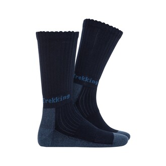 Thermoform - Thermoform Trekking Camper Hunter Socks Navy Blue