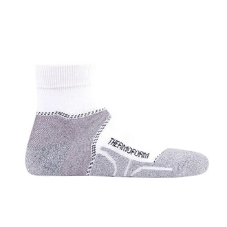 Thermoform Unisex Walking Patik Çorap Beyaz 3'lü Paket - Thumbnail