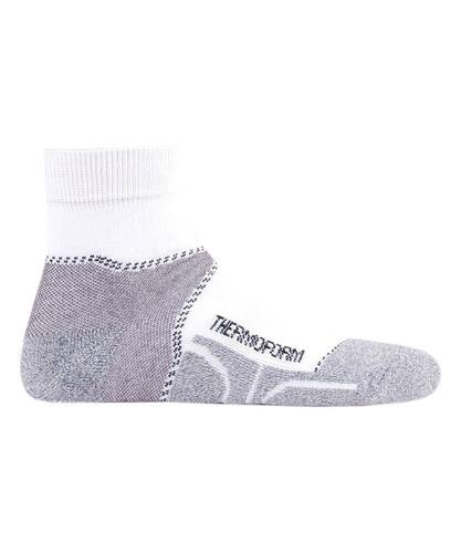 Thermoform Unisex Walking Patik Çorap Beyaz