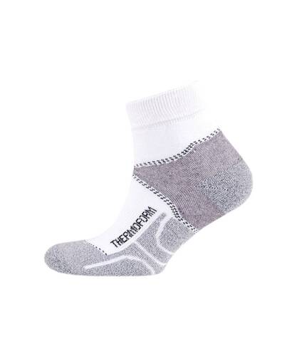 Thermoform Unisex Walking Patik Çorap Beyaz