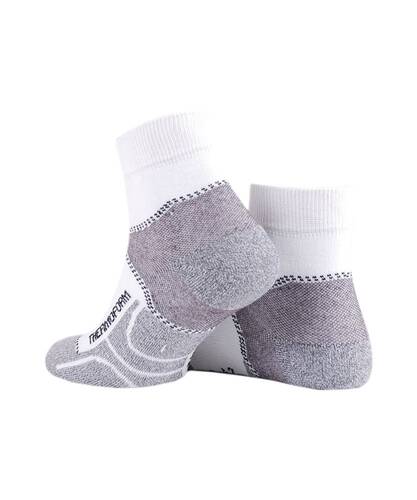 Thermoform Unisex Walking Patik Çorap Beyaz