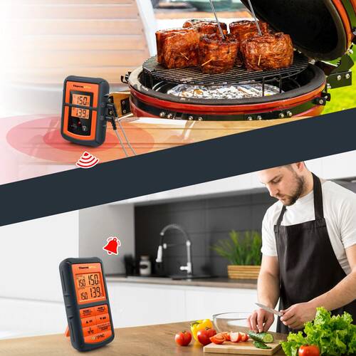 ThermoPro TP08C 150m WiFi Kablosuz Alarmlı Saplamalı Yemek Termometresi