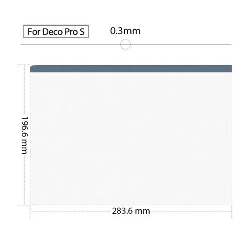 XP-Pen AC79_01 Deco Pro Small için Koruyucu Film 2 Adet 30x20cm Protective film