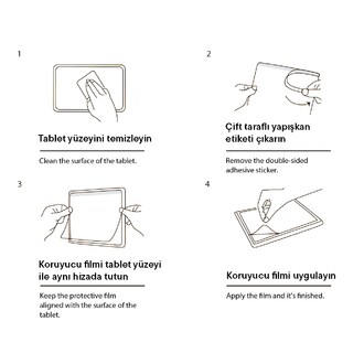 XP-Pen AC79_01 Deco Pro Small için Koruyucu Film 2 Adet 30x20cm Protective film - Thumbnail