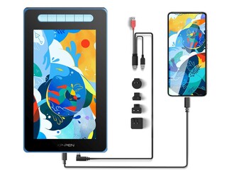 XP-Pen Artist 10 2nd Generation Grafik Ekran Tablet Mavi - Thumbnail