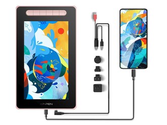 XP-Pen Artist 10 2nd Generation Grafik Ekran Tablet Pembe - Thumbnail