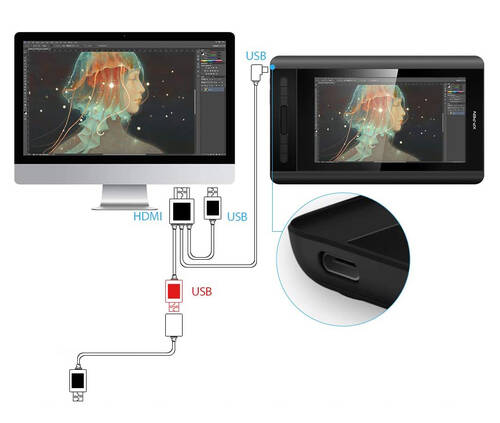 XP-Pen Artist 12 Grafik Ekran Tablet