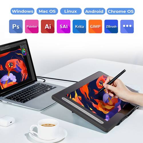 XP-Pen Artist 16 2nd Generation Grafik Ekran Tablet Siyah