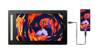 XP-Pen Artist 16 2nd Generation Grafik Ekran Tablet Yeşil - Thumbnail