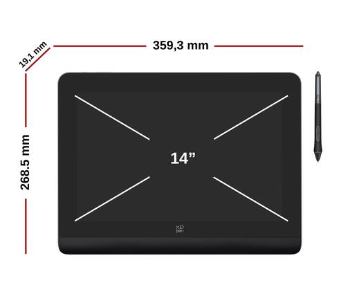 XP-Pen Artist Pro 14 Grafik Ekran Tablet 2nd Generation