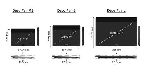 XP-Pen Deco Fun L Grafik Tablet Kırmızı