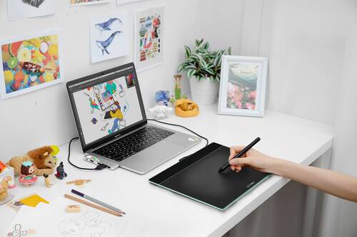 XP-Pen Deco Fun L Grafik Tablet Yeşil