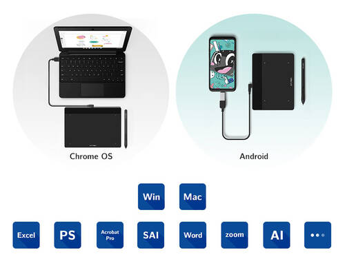 XP-Pen Deco Fun S Grafik Tablet Siyah