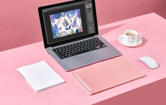 XP-Pen Deco L_PK Grafik Tablet Pembe - Thumbnail