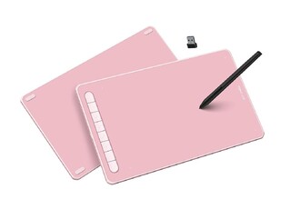 XP-Pen Deco LW_PK Bluetooth Kablosuz Grafik Tablet Pembe - Thumbnail