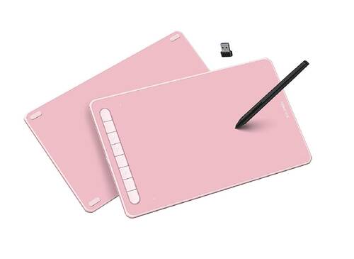 XP-Pen Deco LW_PK Bluetooth Kablosuz Grafik Tablet Pembe