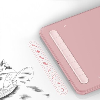 XP-Pen Deco M Grafik Tablet Pembe - Thumbnail