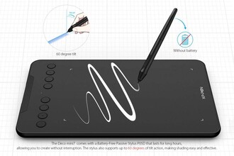 XP-Pen Deco Mini7 Grafik Tablet Android Windows iOS - Thumbnail