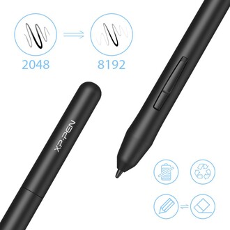 XP-Pen P01 Pilsiz Grafik Tablet Kalemi Deco Fun serisi, Star 03, Star 06, Star G430, Star G430S, Star G640 - Thumbnail