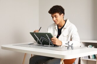 XP-Pen Portatif Katlanabilir Alüminyum Grafik Ekran Tablet Standı - Thumbnail