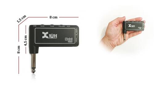 Xvive GA4 Mini Kulaklık Amfisi USB Şarj Edilebilir